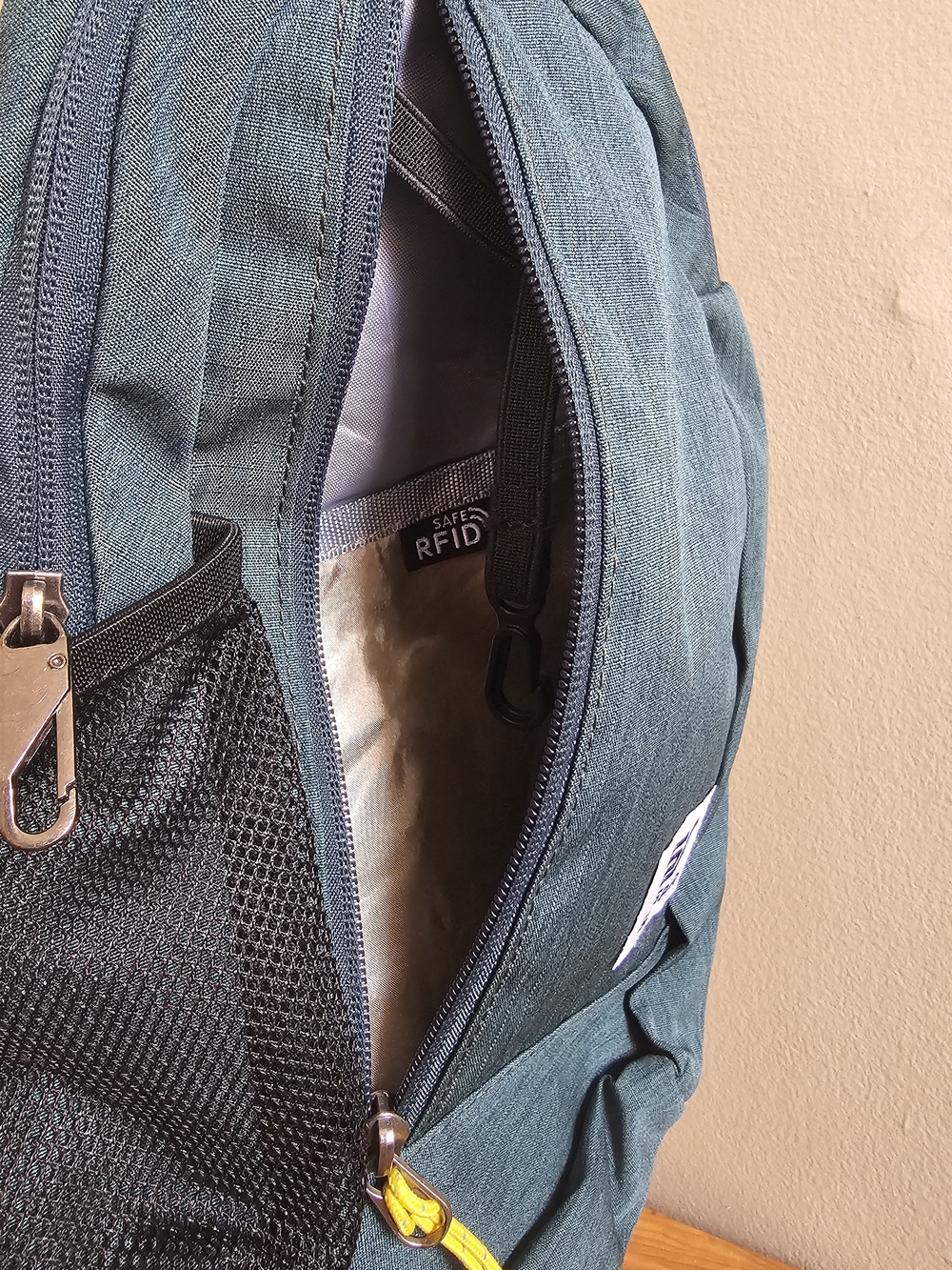 Teal Sling Backpack for Men - Picture 8 of 8